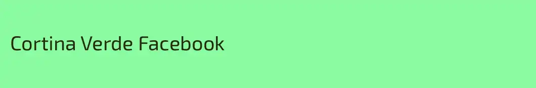 Cortina Verde Facebook